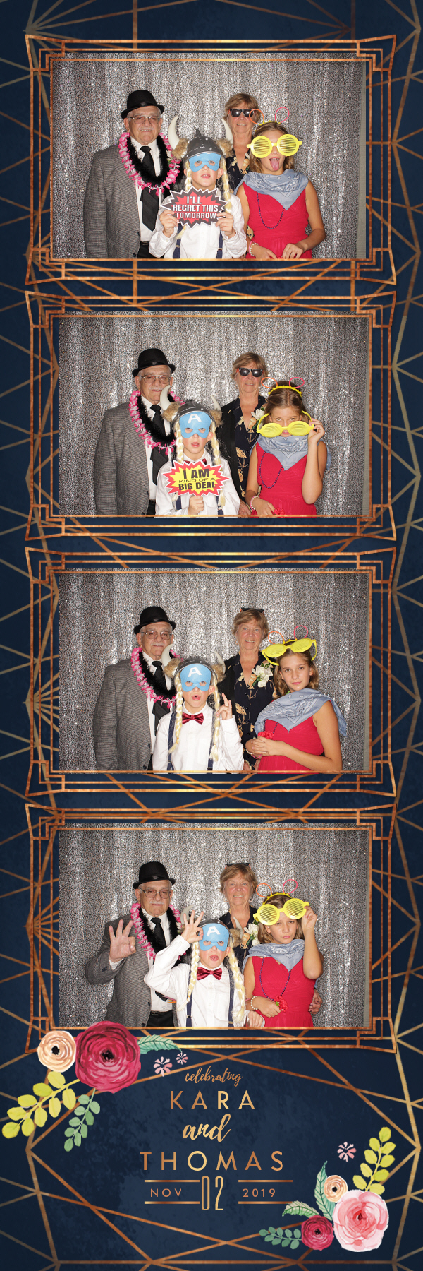 Kara and Thomas Wedding | View more photos from the event at gallery.photoboothbillings.com/u/PhotoBoothBillings/Kara-and-Thomas-Wedding